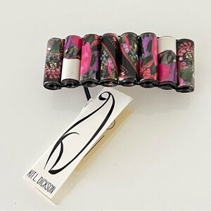 Rare Kit L. Dickson Vintage Barrette NWT NOS – Handcrafted Floral Paper Beads